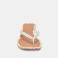 BARTY SANDALS SILVER METALLIC LEATHER(SILVER METALLIC LEATHER,5)