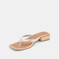 BARTY SANDALS SILVER METALLIC LEATHER(SILVER METALLIC LEATHER,5)