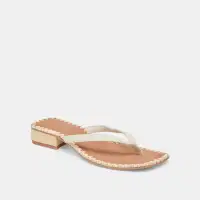 BARTY SANDALS WHITE LEATHER(WHITE LEATHER,5)