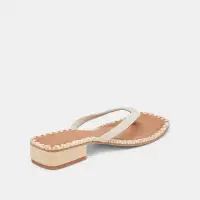 BARTY SANDALS WHITE LEATHER(WHITE LEATHER,5)