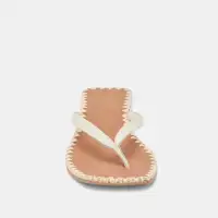 BARTY SANDALS WHITE LEATHER(WHITE LEATHER,5)