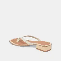 BARTY SANDALS WHITE LEATHER(WHITE LEATHER,5)