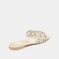 BERRIT SANDALS WHITE LEATHER(WHITE LEATHER,5)