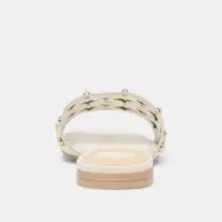 BERRIT SANDALS WHITE LEATHER(WHITE LEATHER,5)