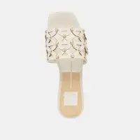 BERRIT SANDALS WHITE LEATHER(WHITE LEATHER,5)