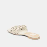 BERRIT SANDALS WHITE LEATHER(WHITE LEATHER,5)
