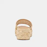 CHAVI MESH SANDALS NATURAL WOVEN RAFFIA(NATURAL WOVEN RAFFIA,5)