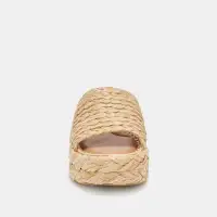 CHAVI SANDALS LT NATURAL RAFFIA(LT NATURAL RAFFIA,5)