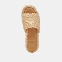 CHAVI SANDALS LT NATURAL RAFFIA(LT NATURAL RAFFIA,5)