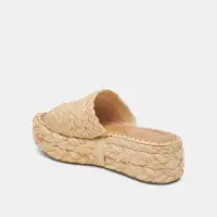 CHAVI SANDALS LT NATURAL RAFFIA(LT NATURAL RAFFIA,5)