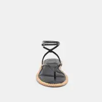 COVE SANDALS BLACK LEATHER(BLACK LEATHER,5)