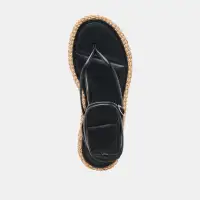 COVE SANDALS BLACK LEATHER(BLACK LEATHER,5)