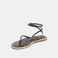 COVE SANDALS BLACK LEATHER(BLACK LEATHER,5)