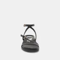 DARLIS SANDALS BLACK LEATHER(BLACK LEATHER,5)
