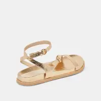 DARLIS SANDALS GOLD DISTRESSED LEATHER(GOLD DISTRESSED LEATHER,5)