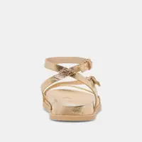 DARLIS SANDALS GOLD DISTRESSED LEATHER(GOLD DISTRESSED LEATHER,5)