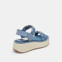 DEBRA SANDALS BLUE DENIM(BLUE DENIM,5)