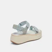 DEBRA SANDALS LIGHT BLUE KNIT(LIGHT BLUE KNIT,5)