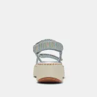 DEBRA SANDALS LIGHT BLUE KNIT(LIGHT BLUE KNIT,5)
