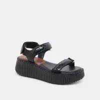 DEBRA SANDALS MIDNIGHT EMBOSSED LEATHER(MIDNIGHT EMBOSSED LEATHER,5)