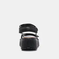 DEBRA SANDALS MIDNIGHT EMBOSSED LEATHER(MIDNIGHT EMBOSSED LEATHER,5)