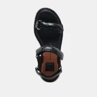 DEBRA SANDALS MIDNIGHT EMBOSSED LEATHER(MIDNIGHT EMBOSSED LEATHER,5)