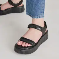 DEBRA SANDALS MIDNIGHT EMBOSSED LEATHER(MIDNIGHT EMBOSSED LEATHER,5)