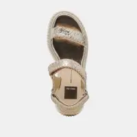 DEBRA SANDALS PLATINUM DISTRESSED LEATHER(PLATINUM DISTRESSED LEATHER,5)