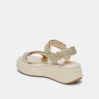 DEBRA SANDALS PLATINUM DISTRESSED LEATHER(PLATINUM DISTRESSED LEATHER,5)