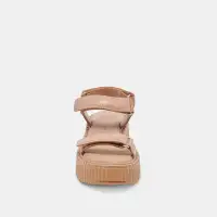 DEBRA SANDALS TOFFEE EMBOSSED LEATHER(TOFFEE EMBOSSED LEATHER,5)