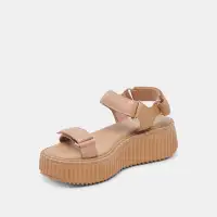 DEBRA SANDALS TOFFEE EMBOSSED LEATHER(TOFFEE EMBOSSED LEATHER,5)