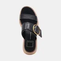 DEX SANDALS BLACK LEATHER(BLACK LEATHER,5)