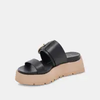 DEX SANDALS BLACK LEATHER(BLACK LEATHER,5)