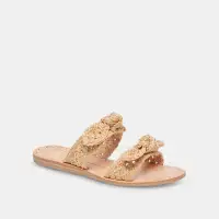 DINAH SANDALS LT NATURAL RAFFIA(LT NATURAL RAFFIA,5)