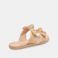DINAH SANDALS LT NATURAL RAFFIA(LT NATURAL RAFFIA,5)