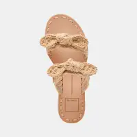 DINAH SANDALS LT NATURAL RAFFIA(LT NATURAL RAFFIA,5)