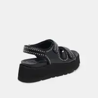 DUBAI STUD SANDALS MIDNIGHT CRINKLE PATENT(MIDNIGHT CRINKLE PATENT,5)