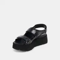DUBAI SANDALS MIDNIGHT CRINKLE PATENT(MIDNIGHT CRINKLE PATENT,5)