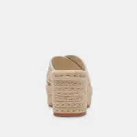 ELDORA HEELS NATURAL WHITE RAFFIA(NATURAL WHITE RAFFIA,5)
