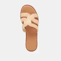 EMON WIDE SANDALS LT NATURAL RAFFIA(LT NATURAL RAFFIA,6W)
