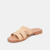 EMON WIDE SANDALS LT NATURAL RAFFIA(LT NATURAL RAFFIA,6W)