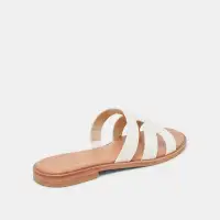 EMON WIDE SANDALS WHITE RAFFIA(WHITE RAFFIA,6W)
