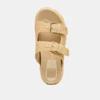 FALYN SANDALS LT NATURAL WOVEN RAFFIA(LT NATURAL WOVEN RAFFIA,5)