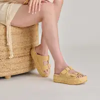 FALYN SANDALS LT NATURAL WOVEN RAFFIA(LT NATURAL WOVEN RAFFIA,5)