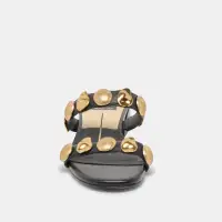 FARROW SANDALS BLACK LEATHER(BLACK LEATHER,5)