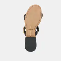 FARROW SANDALS BLACK LEATHER(BLACK LEATHER,5)