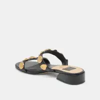 FARROW SANDALS BLACK LEATHER(BLACK LEATHER,5)