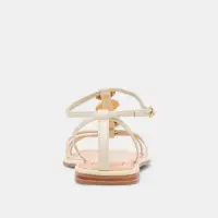 FAUN SANDALS OFF WHITE LEATHER(OFF WHITE LEATHER,5)