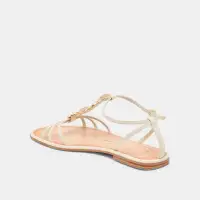 FAUN SANDALS OFF WHITE LEATHER(OFF WHITE LEATHER,5)