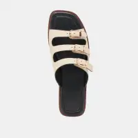 FIN SANDALS BONE LEATHER(BONE LEATHER,6)